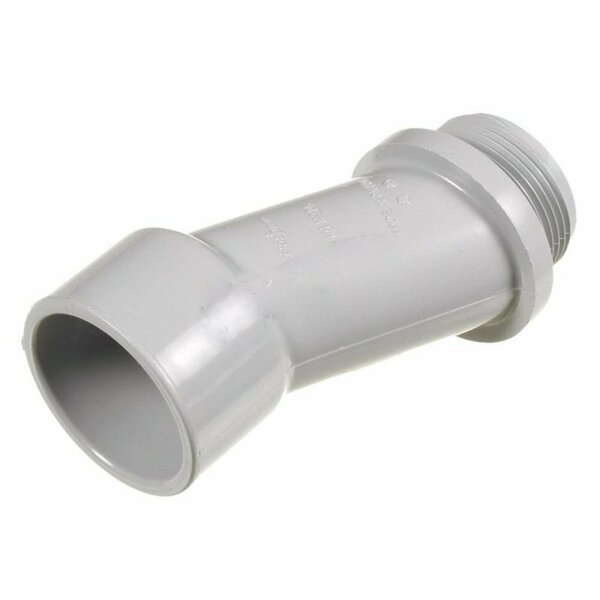 American Imaginations 1.25 in. Meter Offset Plastic Grey Adapter AI-36640